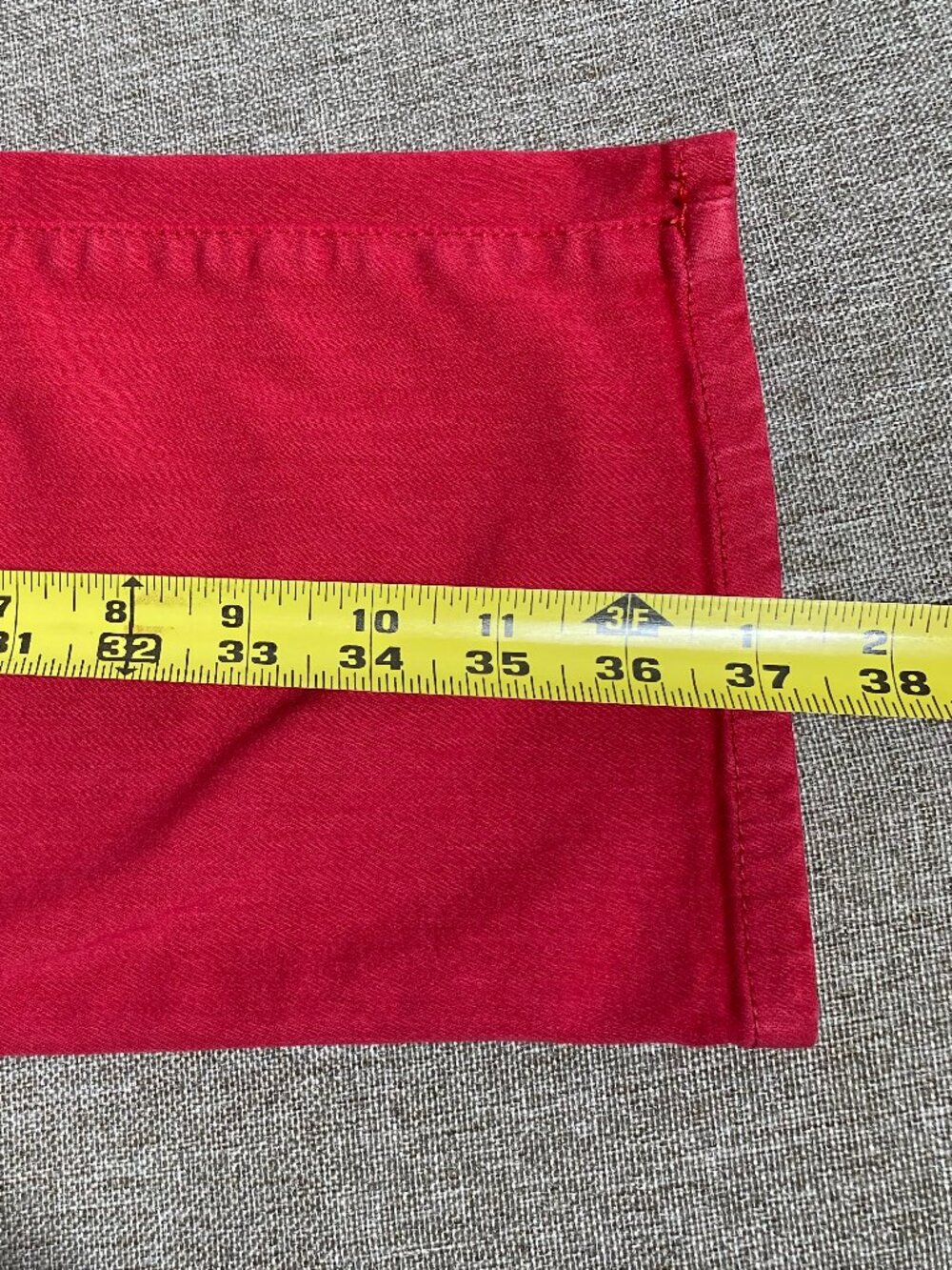 Chico's SLIMMING Girlfriend Ankle Jeans Women's 3 (US 16) High Rise Red Casual - Picture 14 of 16